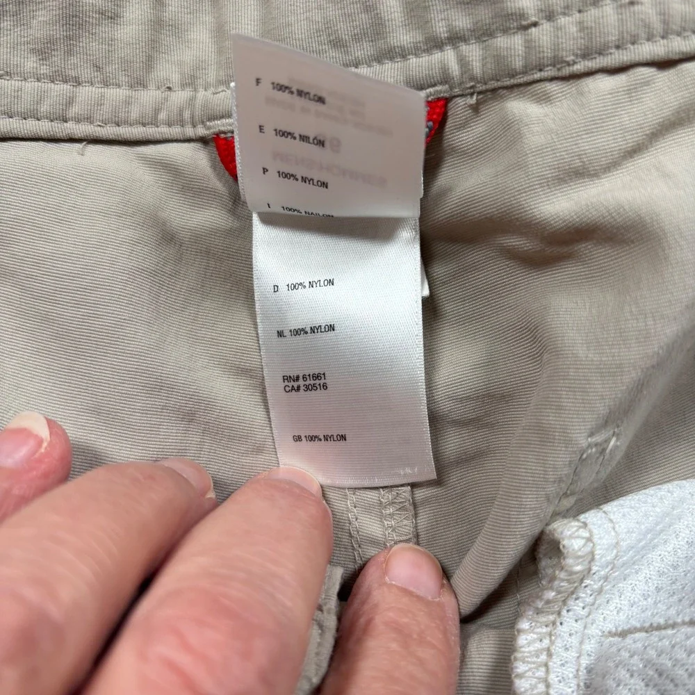 The North Face Mens Cargo Pants Khaki Utility Pockets Hiking Outdoor Size 36‎